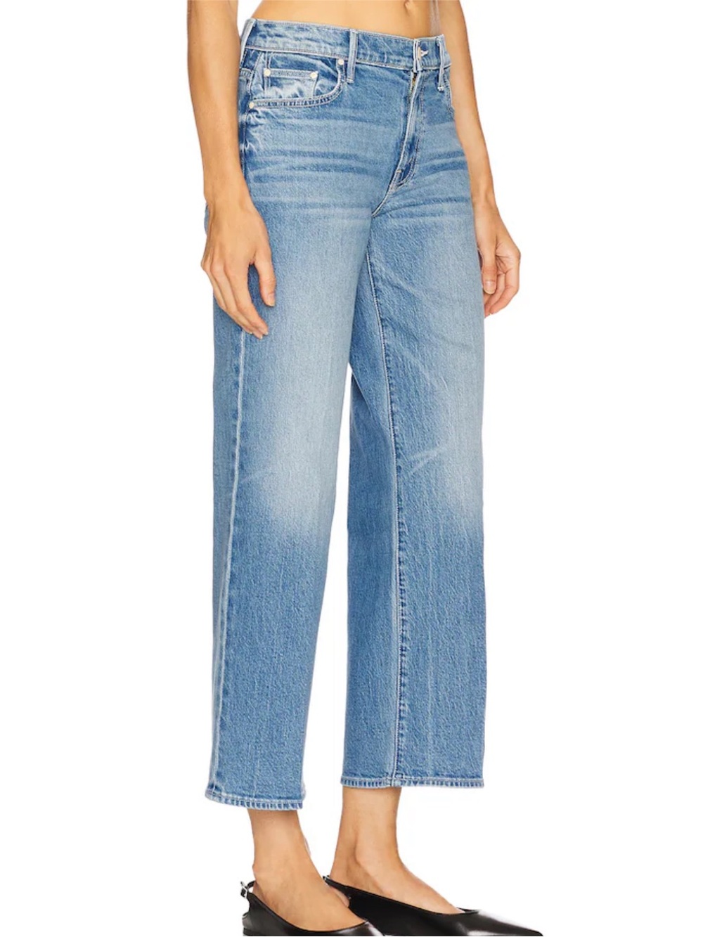 NEW Mother The Mid Rise Maven Ankle Jeans in Magic School Bus - Picture 2 of 6